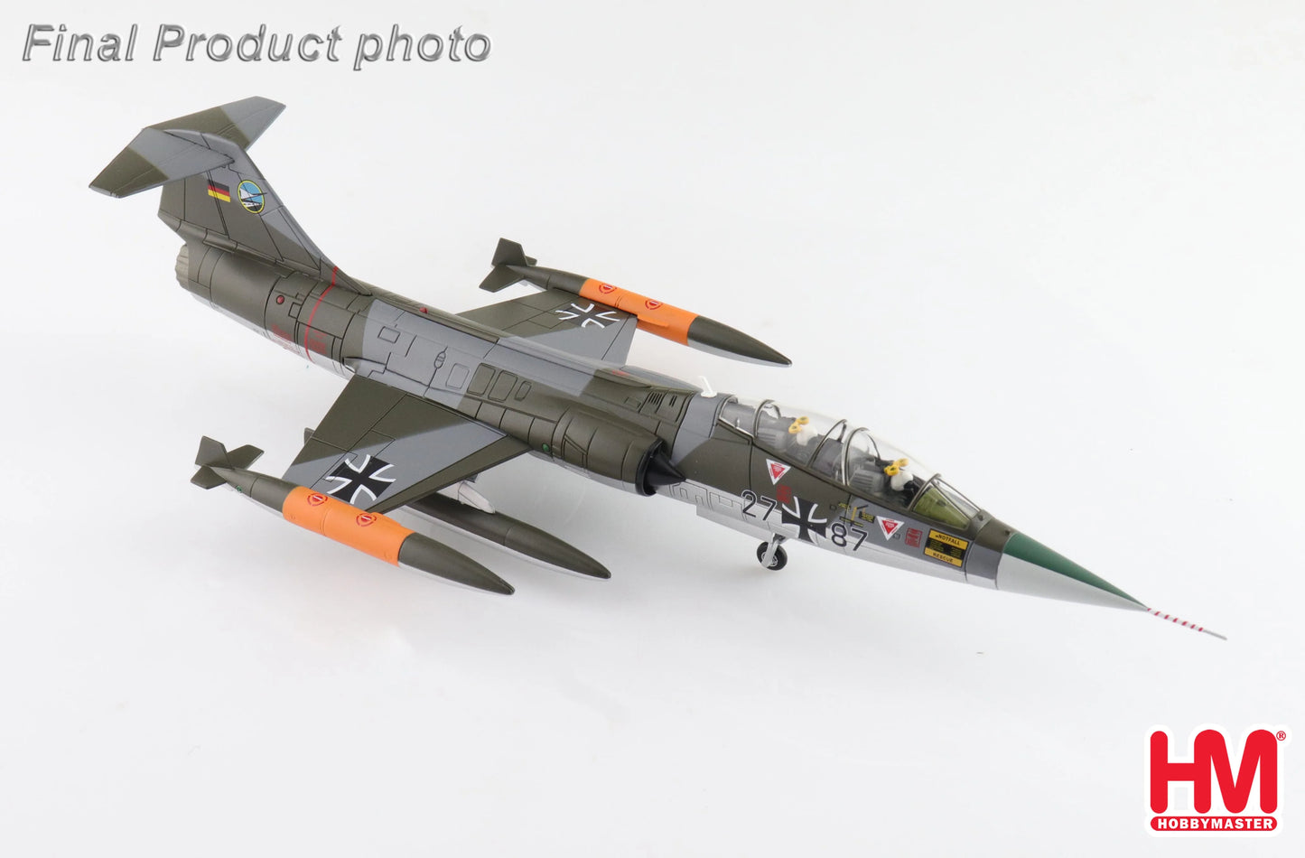 HOBBY MASTER TF-104G STARFIGHTER 27+87 JG 74 "MOLDERS" 1970'S