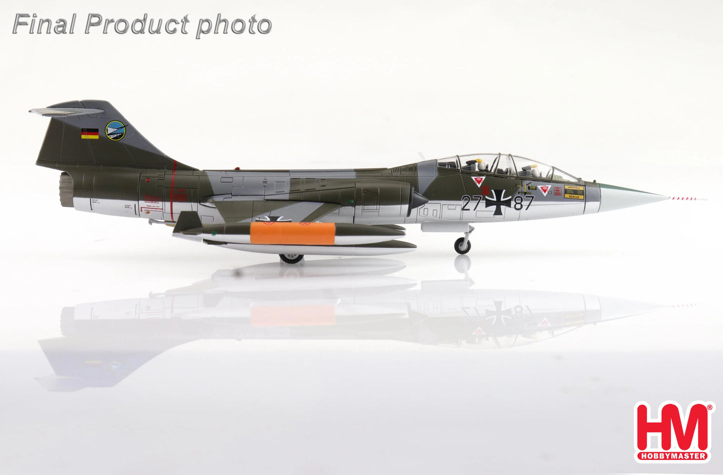 HOBBY MASTER TF-104G STARFIGHTER 27+87 JG 74 "MOLDERS" 1970'S