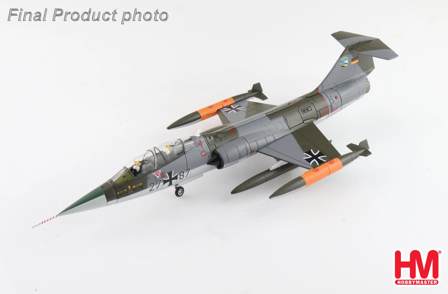 HOBBY MASTER TF-104G STARFIGHTER 27+87 JG 74 "MOLDERS" 1970'S