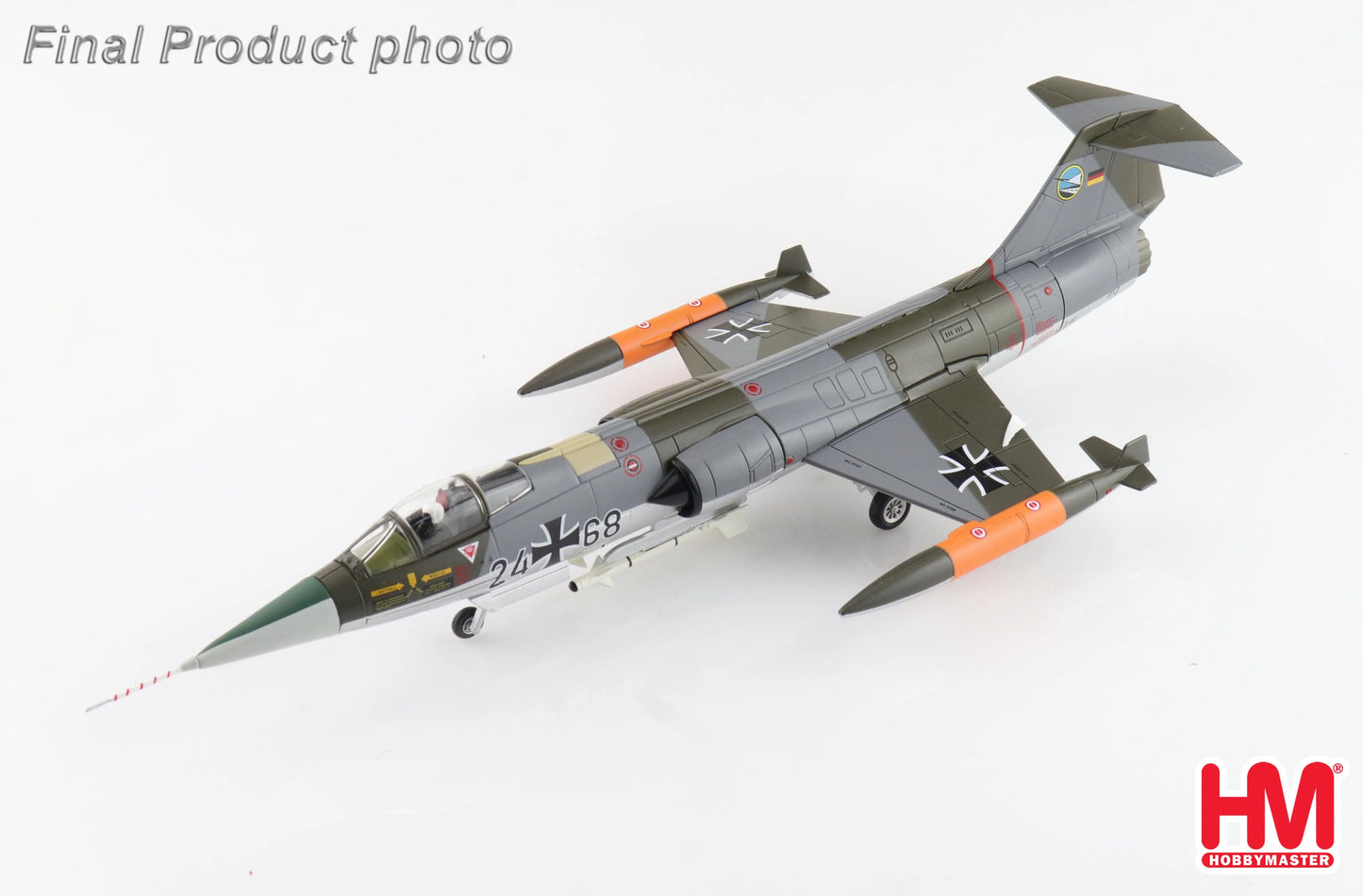 HOBBY MASTER TF-104G STARFIGHTER 24+68 JG 74 "MOLDERS" 1970'S