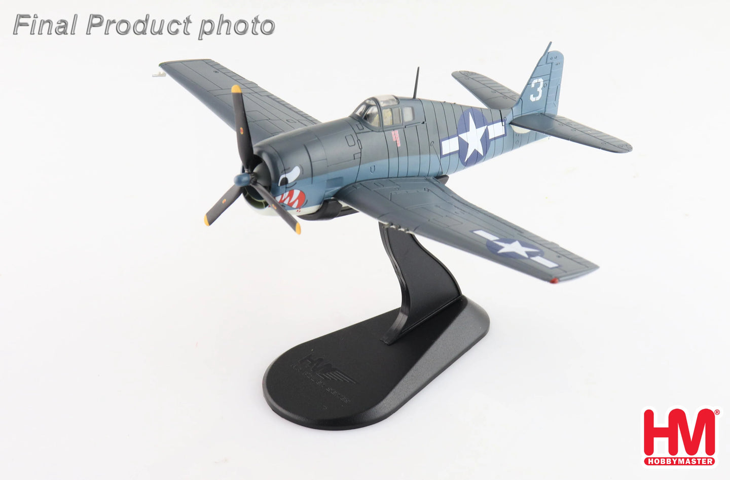 HOBBY MASTER GRUMMAN F6F-3 HELLCAT "WHITE 3" ENS. GORDON ARTHUR STANLEY 1944