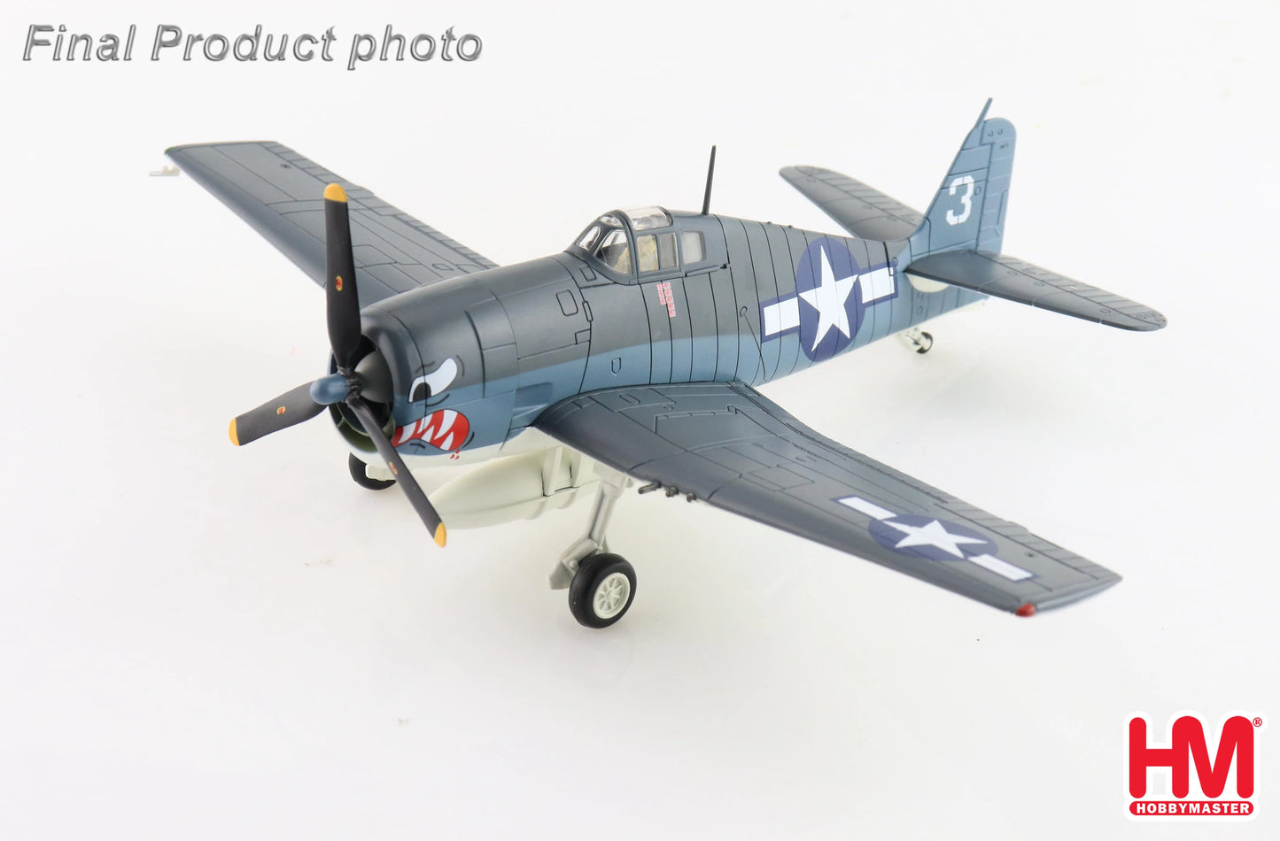 HOBBY MASTER GRUMMAN F6F-3 HELLCAT "WHITE 3" ENS. GORDON ARTHUR STANLEY 1944