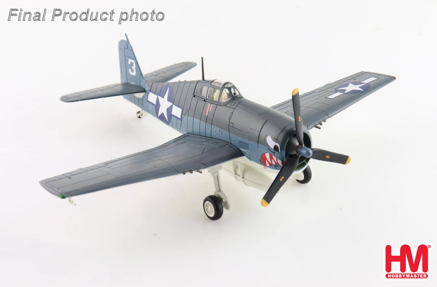 HOBBY MASTER GRUMMAN F6F-3 HELLCAT "WHITE 3" ENS. GORDON ARTHUR STANLEY 1944