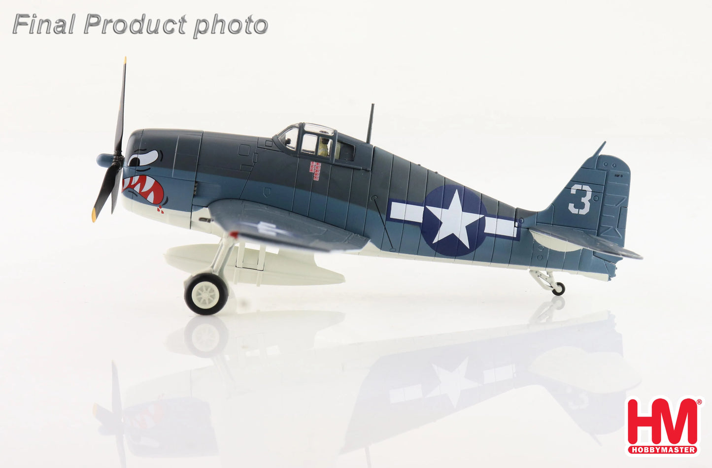 HOBBY MASTER GRUMMAN F6F-3 HELLCAT "WHITE 3" ENS. GORDON ARTHUR STANLEY 1944