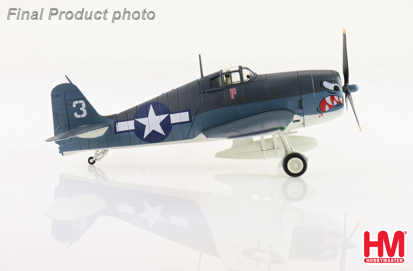 HOBBY MASTER GRUMMAN F6F-3 HELLCAT "WHITE 3" ENS. GORDON ARTHUR STANLEY 1944