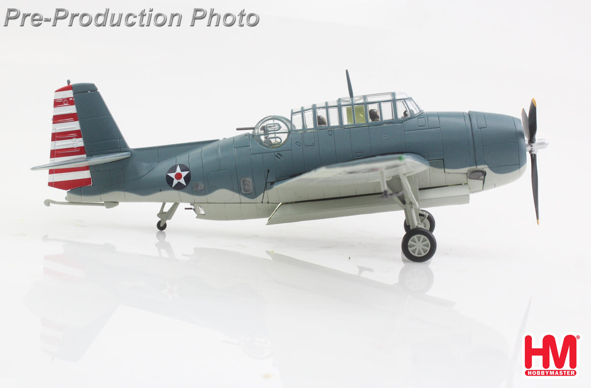 HOBBY MASTER TBF-1 FIRST AVENGER US NAVY JAN 1942 (W/DECAL FOR 8-T-1 TO 8-T-6)