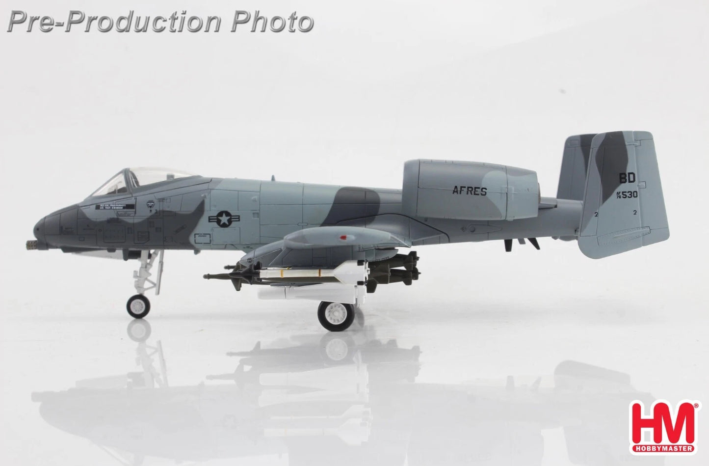 HOBBY MASTER A-10A "FLIPPER" AF76-0530 47TH TFS 1990 (W/12 X MK.82 2 X GBU-10 6 X AGM-65 2 X AIM-9)