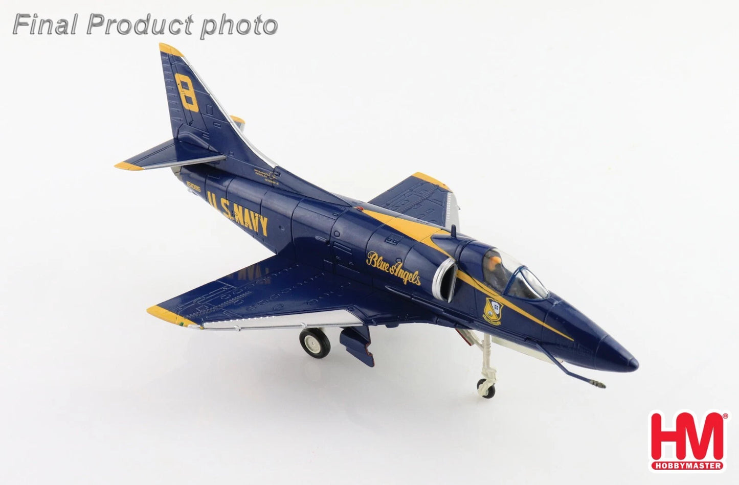 HOBBY MASTER A-4E BLUE ANGELS NO. 8 US NAVY TOKUSHIMA 2008 "DR NAKANISHI"