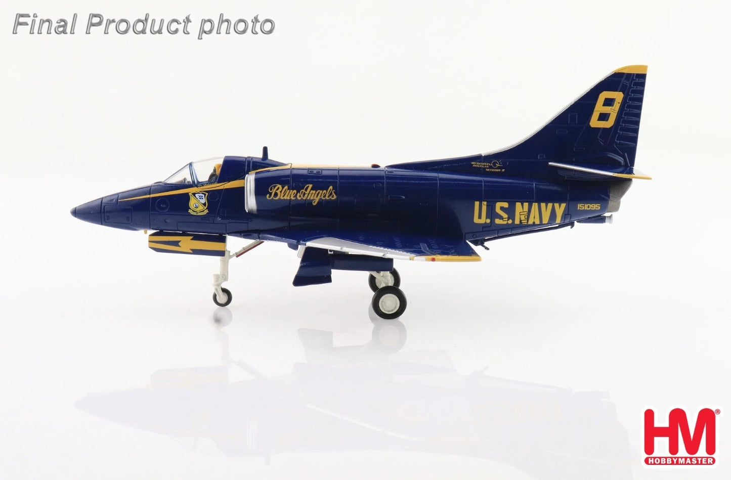 HOBBY MASTER A-4E BLUE ANGELS NO. 8 US NAVY TOKUSHIMA 2008 "DR NAKANISHI"