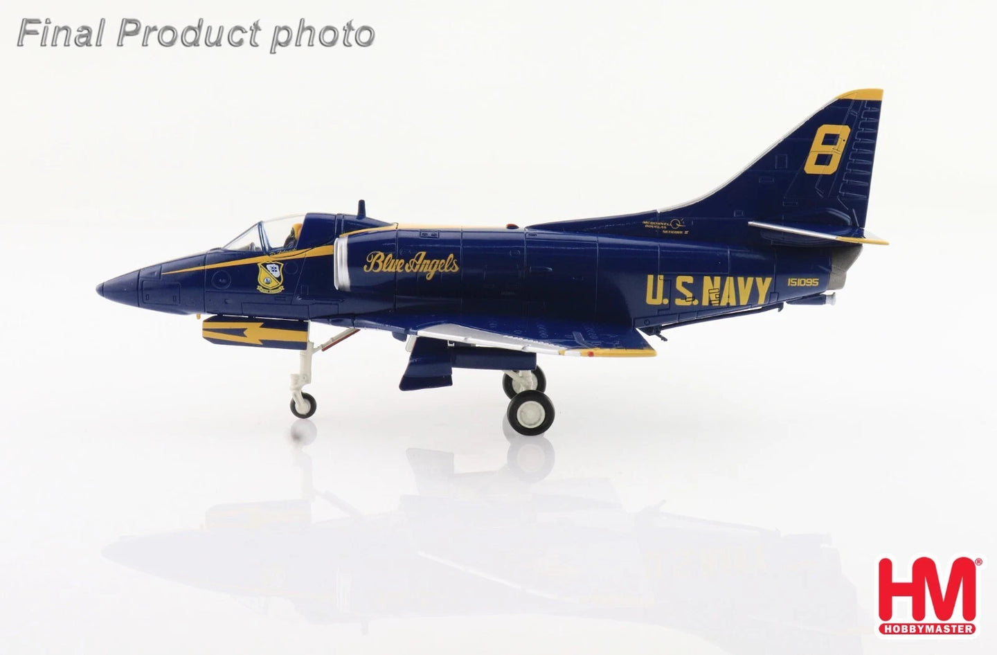 HOBBY MASTER A-4E BLUE ANGELS NO. 8 US NAVY TOKUSHIMA 2008 "DR NAKANISHI"