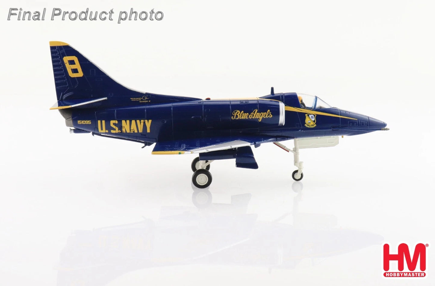HOBBY MASTER A-4E BLUE ANGELS NO. 8 US NAVY TOKUSHIMA 2008 "DR NAKANISHI"