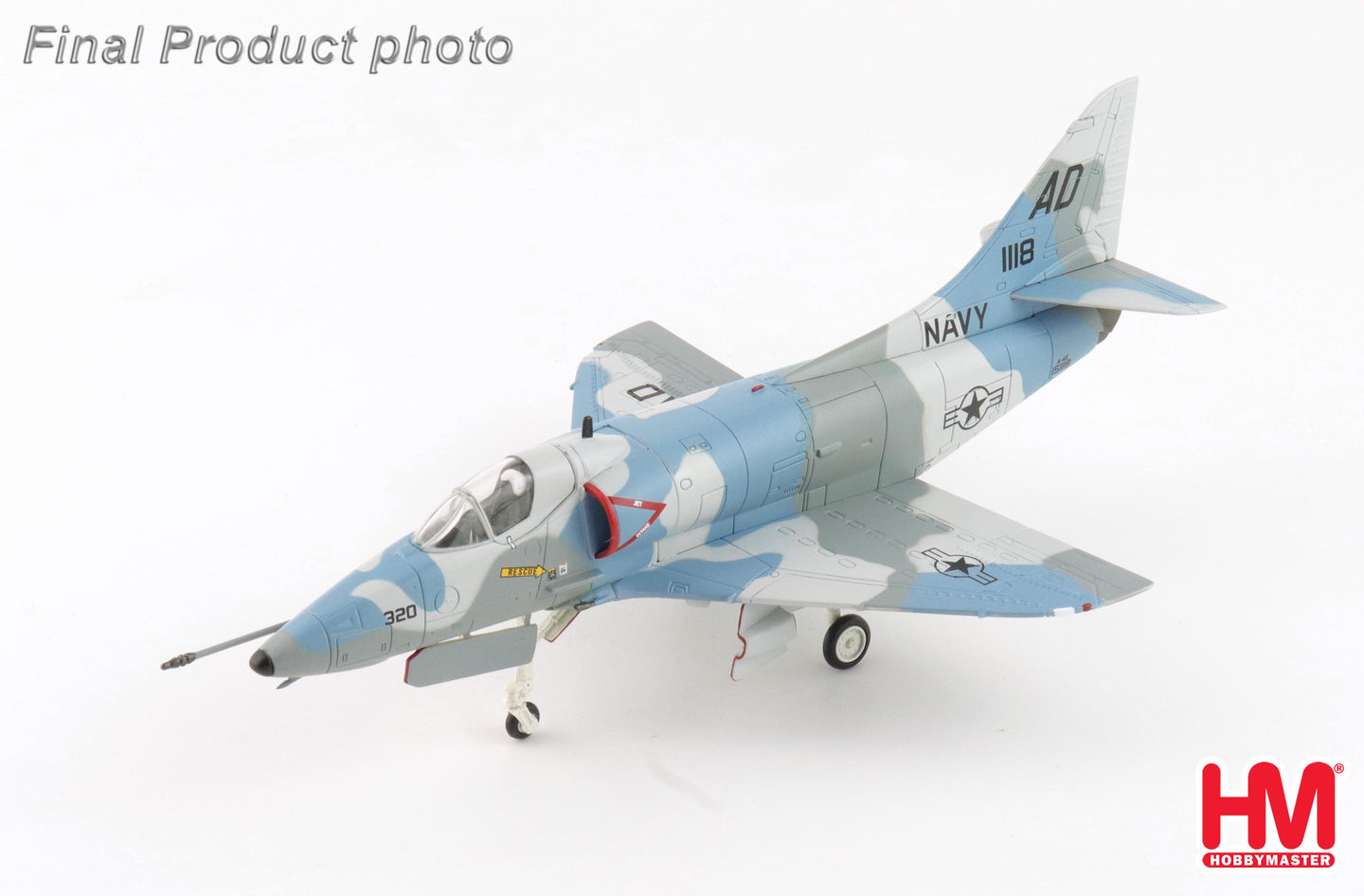 HOBBY MASTER A-4E SKYHAWK US NAVY "AGGRESSOR SCHEME" 151118 VA-43 1975