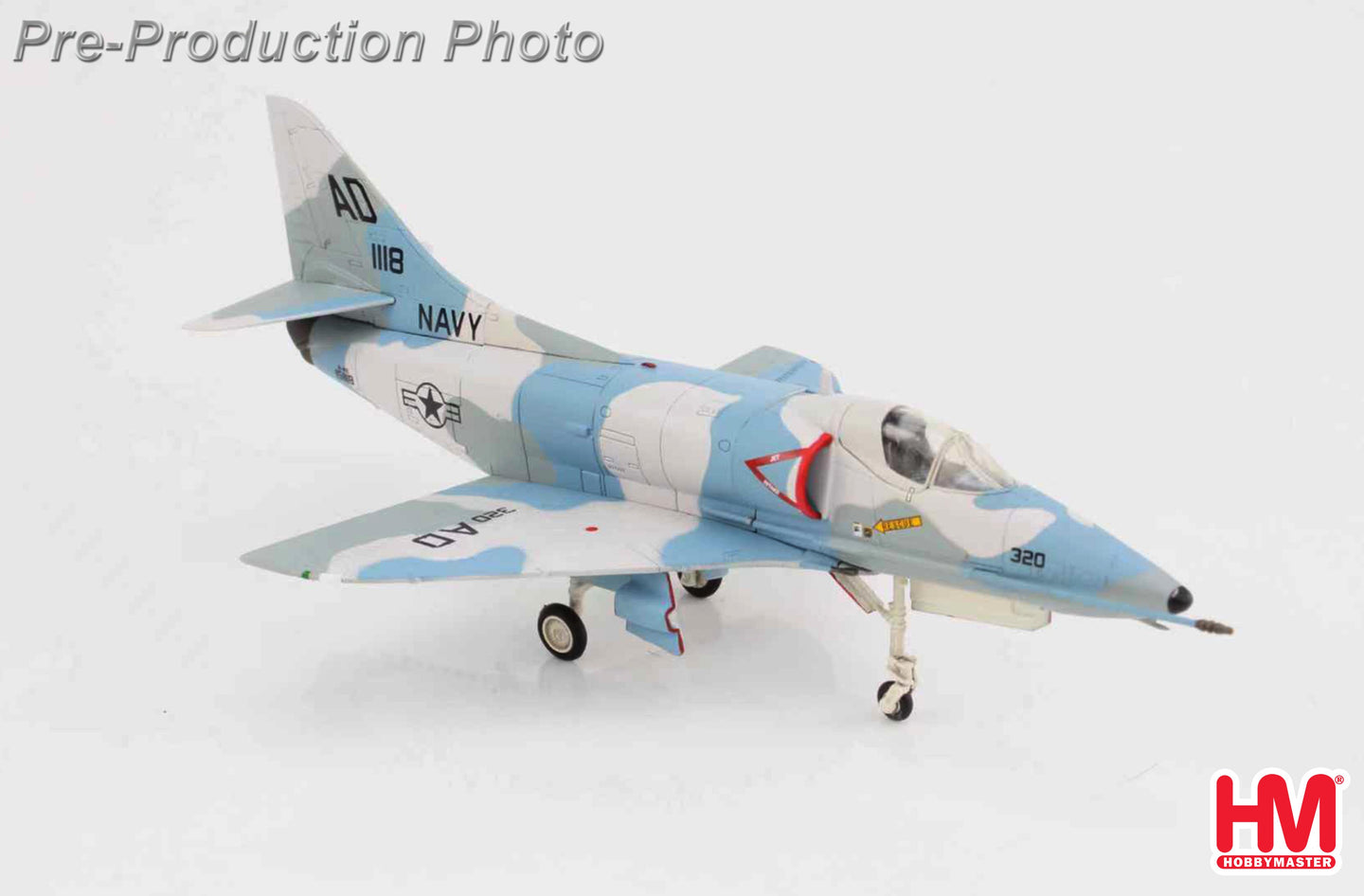 HOBBY MASTER A-4E SKYHAWK US NAVY "AGGRESSOR SCHEME" 151118 VA-43 1975