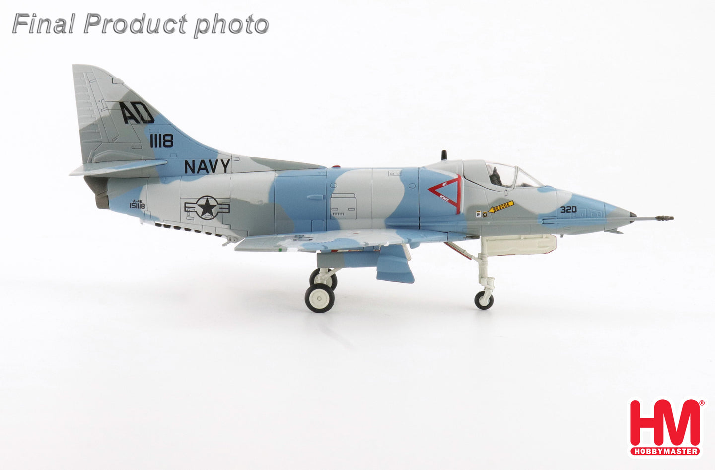 HOBBY MASTER A-4E SKYHAWK US NAVY "AGGRESSOR SCHEME" 151118 VA-43 1975