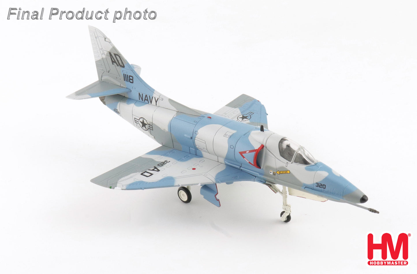 HOBBY MASTER A-4E SKYHAWK US NAVY "AGGRESSOR SCHEME" 151118 VA-43 1975