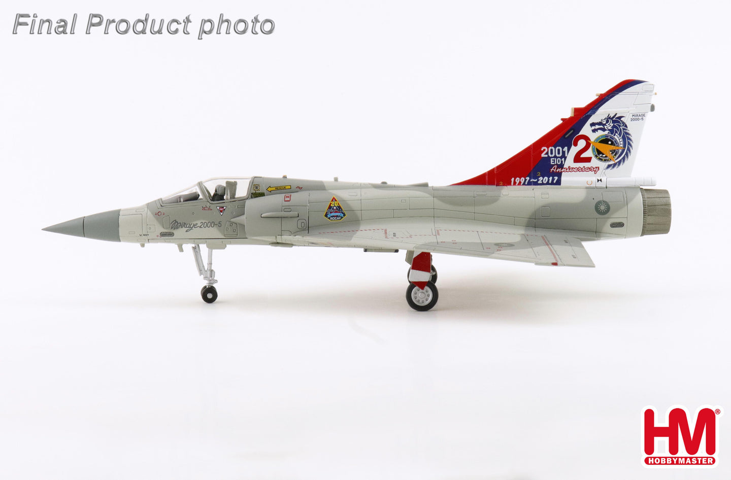 HOBBY MASTER MIRAGE 2000-5 "20TH ANNIVERSARY OF MIRAGE 2000 ROCAF" 2017