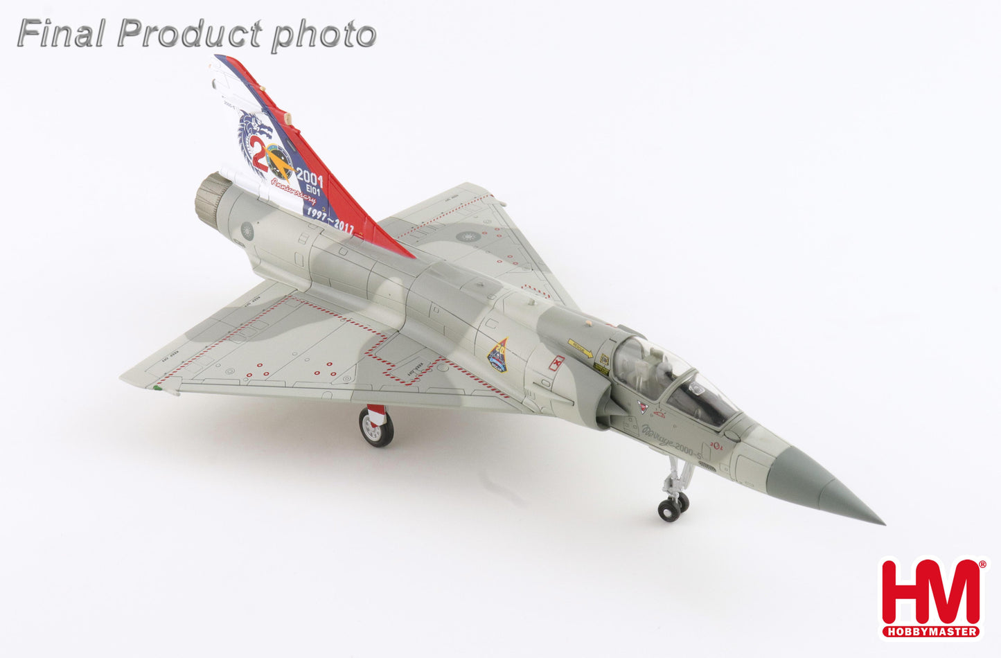 HOBBY MASTER MIRAGE 2000-5 "20TH ANNIVERSARY OF MIRAGE 2000 ROCAF" 2017