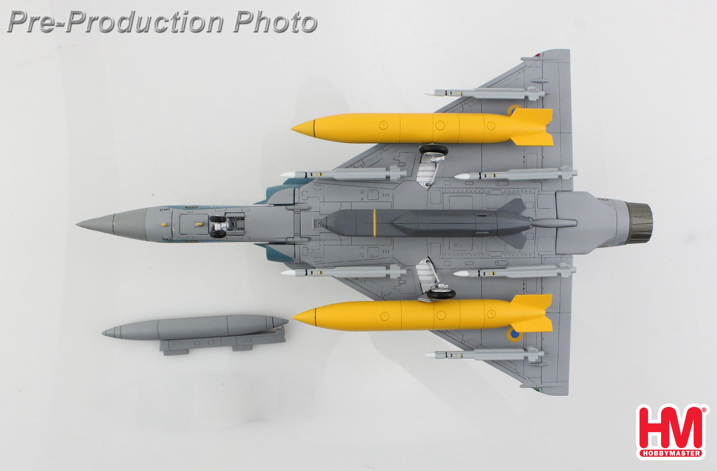 HOBBY MASTER MIRAGE 2000-5F UKRANIAN AIR FORCE 2025 (WITH NO. 1 AND 2 PLANES DECAL)