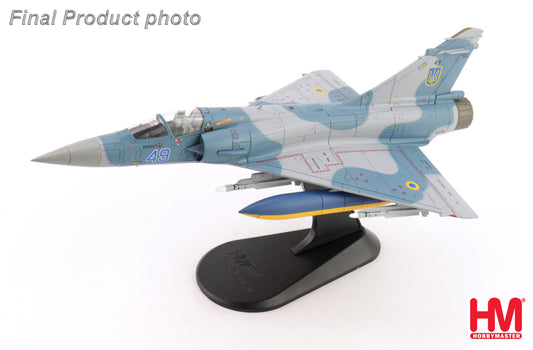 HOBBY MASTER MIRAGE 2000-5F UKRANIAN AIR FORCE 2025 (WITH NO. 1 AND 2 PLANES DECAL)