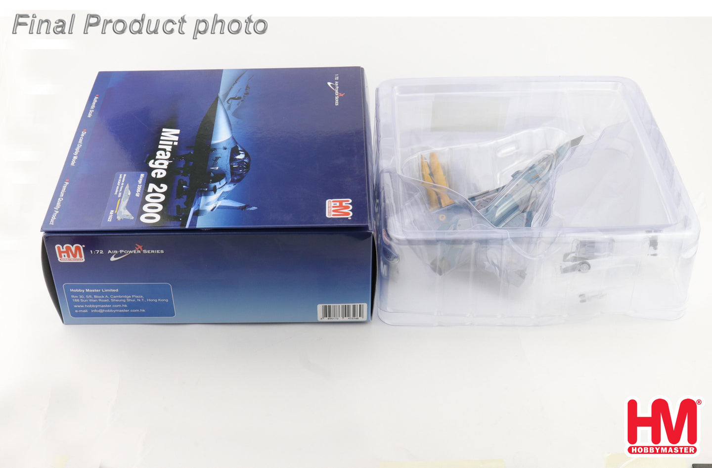 HOBBY MASTER MIRAGE 2000-5F UKRANIAN AIR FORCE 2025 (WITH NO. 1 AND 2 PLANES DECAL)