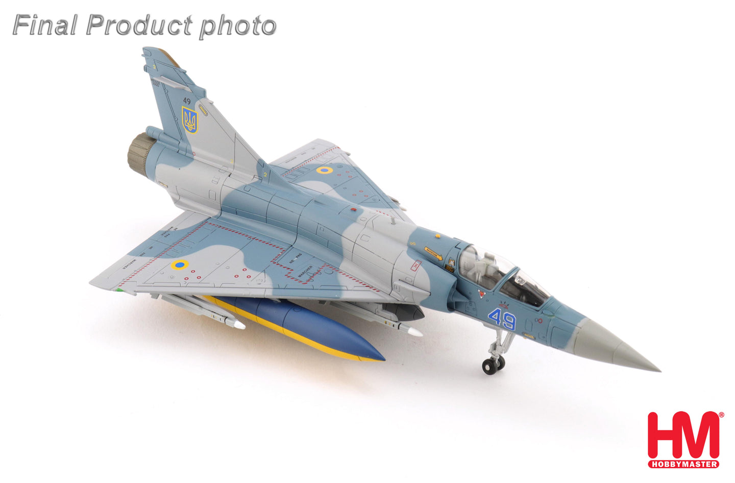 HOBBY MASTER MIRAGE 2000-5F UKRANIAN AIR FORCE 2025 (WITH NO. 1 AND 2 PLANES DECAL)
