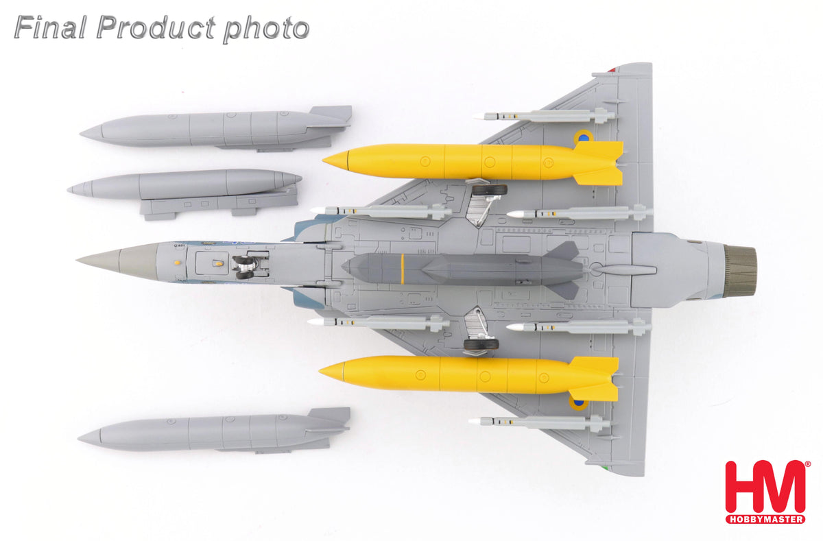 HOBBY MASTER MIRAGE 2000-5F UKRANIAN AIR FORCE 2025 (WITH NO. 1 AND 2 PLANES DECAL)