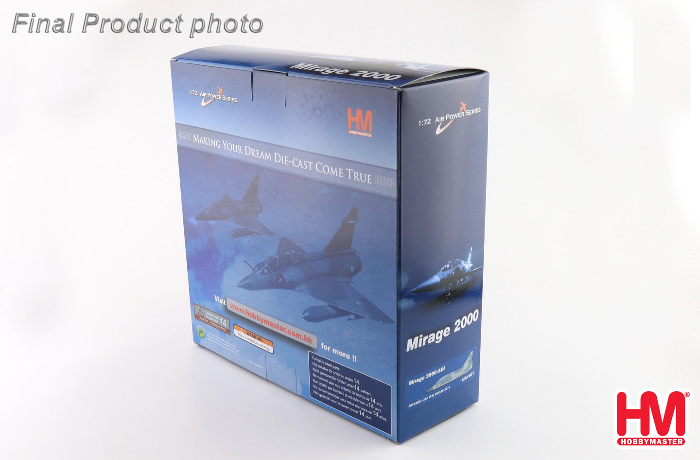HOBBY MASTER MIRAGE 2000-5DI ROCAF 2051/DI01 2ND TFW 2014