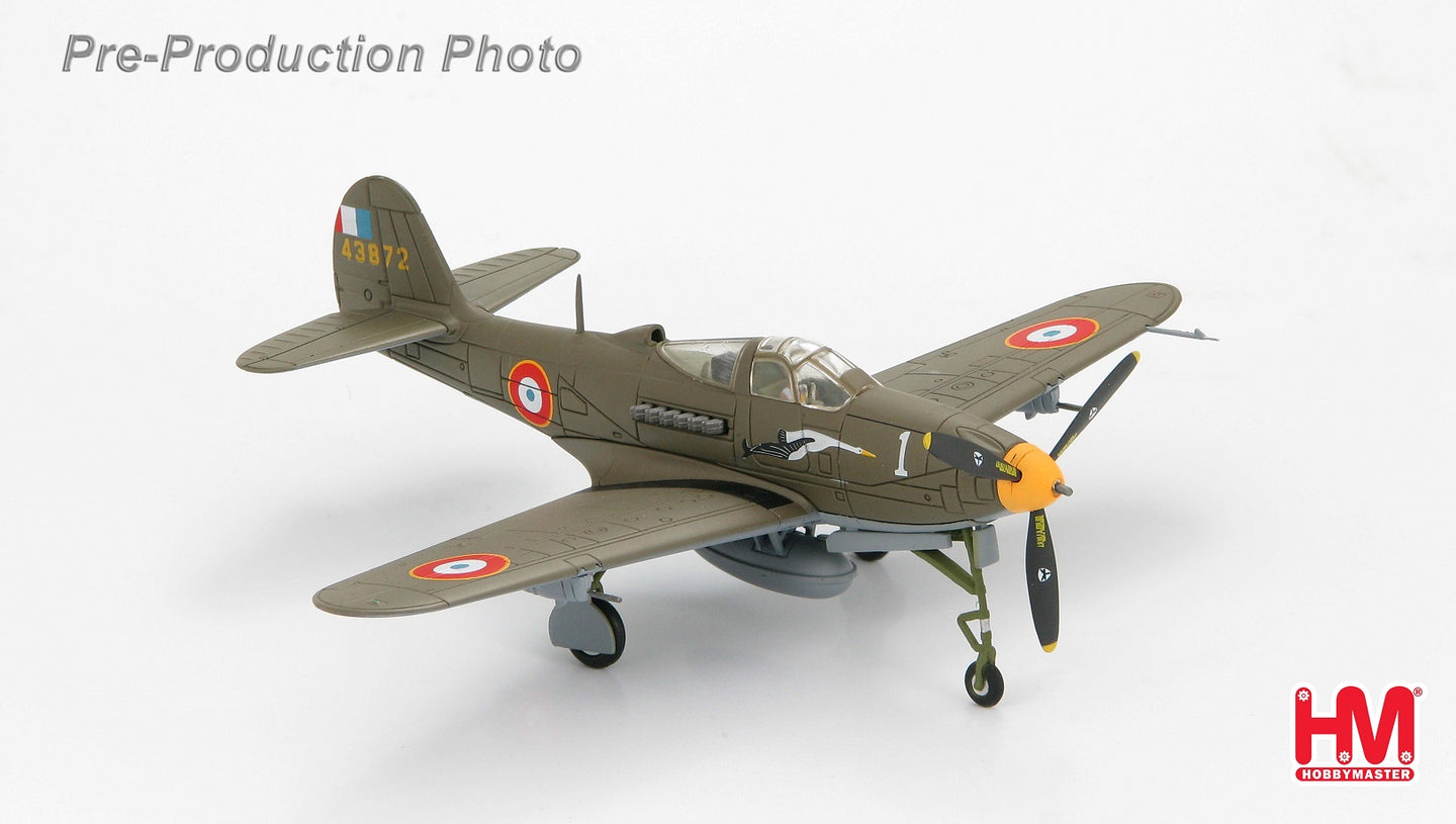 HOBBY MASTER P-39Q AIRACOBRA ARMEE DE L'AIR GC/6 TRAVAIL 1944