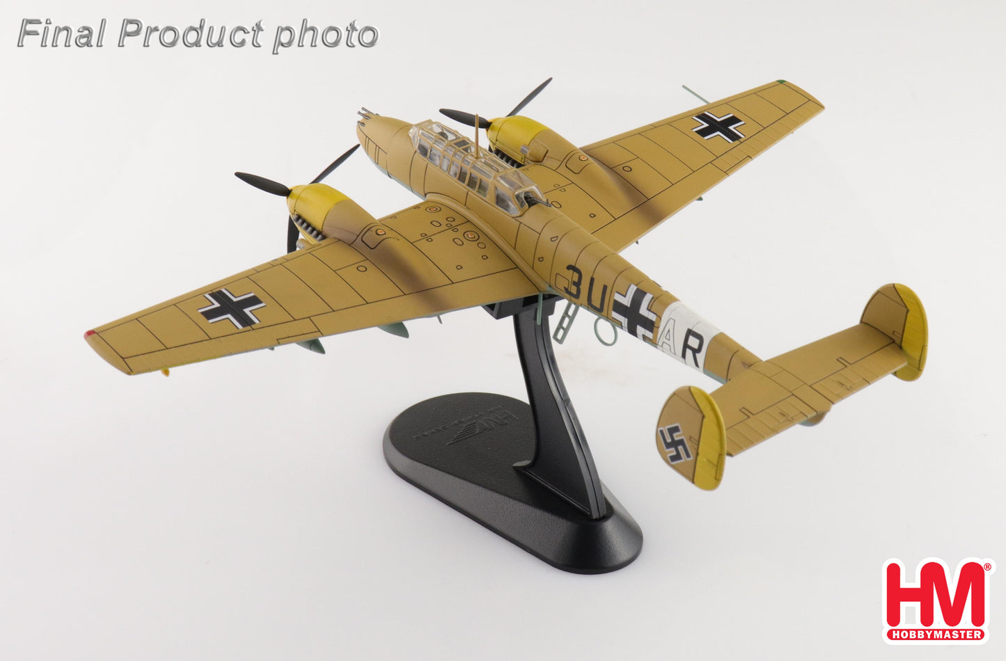 HOBBY MASTER BF-110E-2 LUFTWAFFE 7./ZG 26 3U+AR ITALY 1941