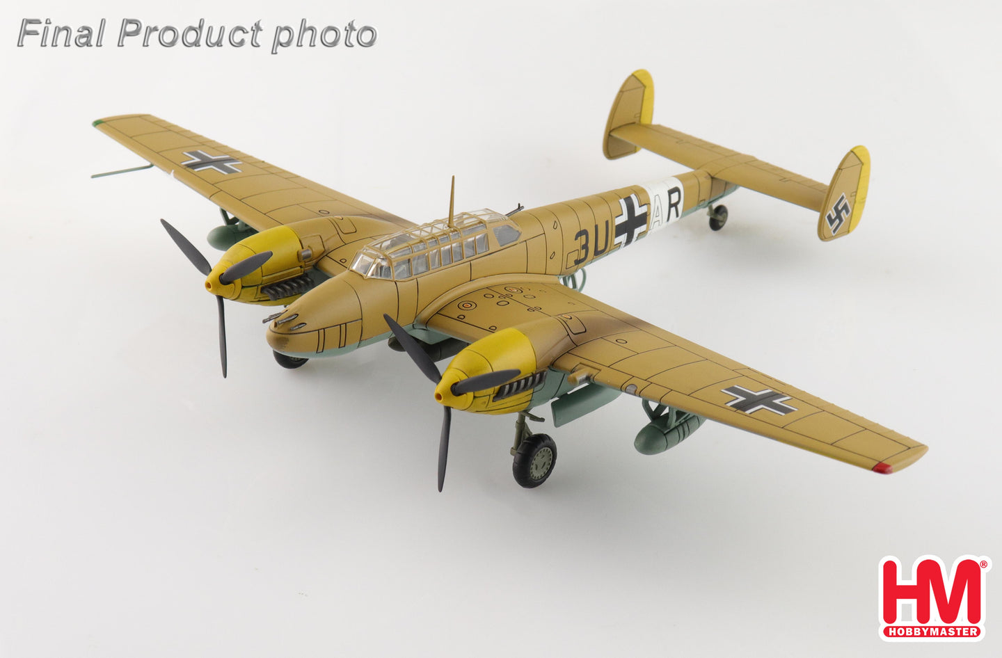 HOBBY MASTER BF-110E-2 LUFTWAFFE 7./ZG 26 3U+AR ITALY 1941