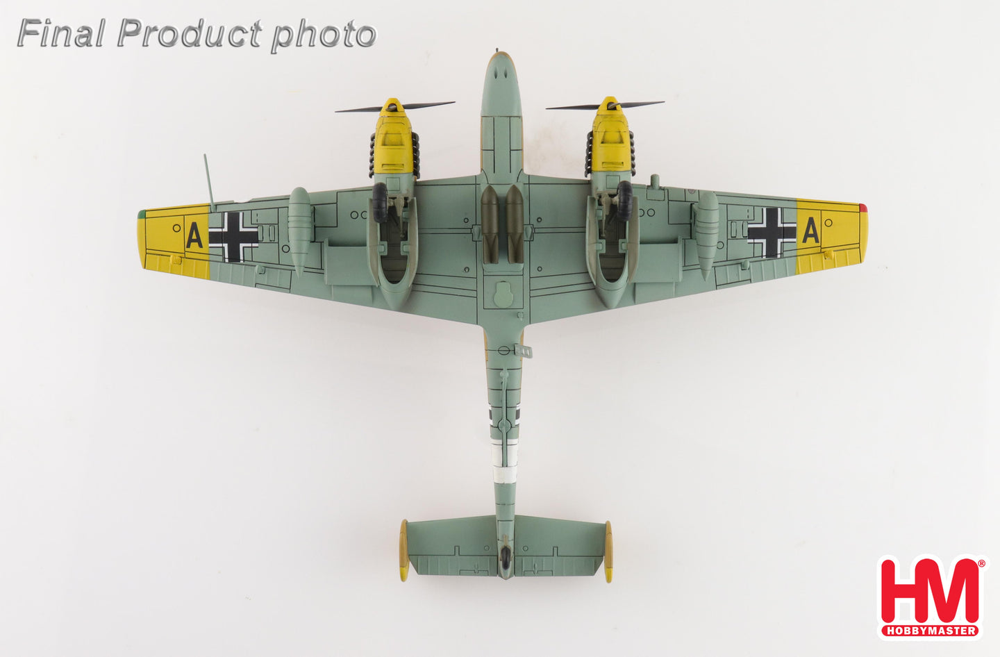 HOBBY MASTER BF-110E-2 LUFTWAFFE 7./ZG 26 3U+AR ITALY 1941
