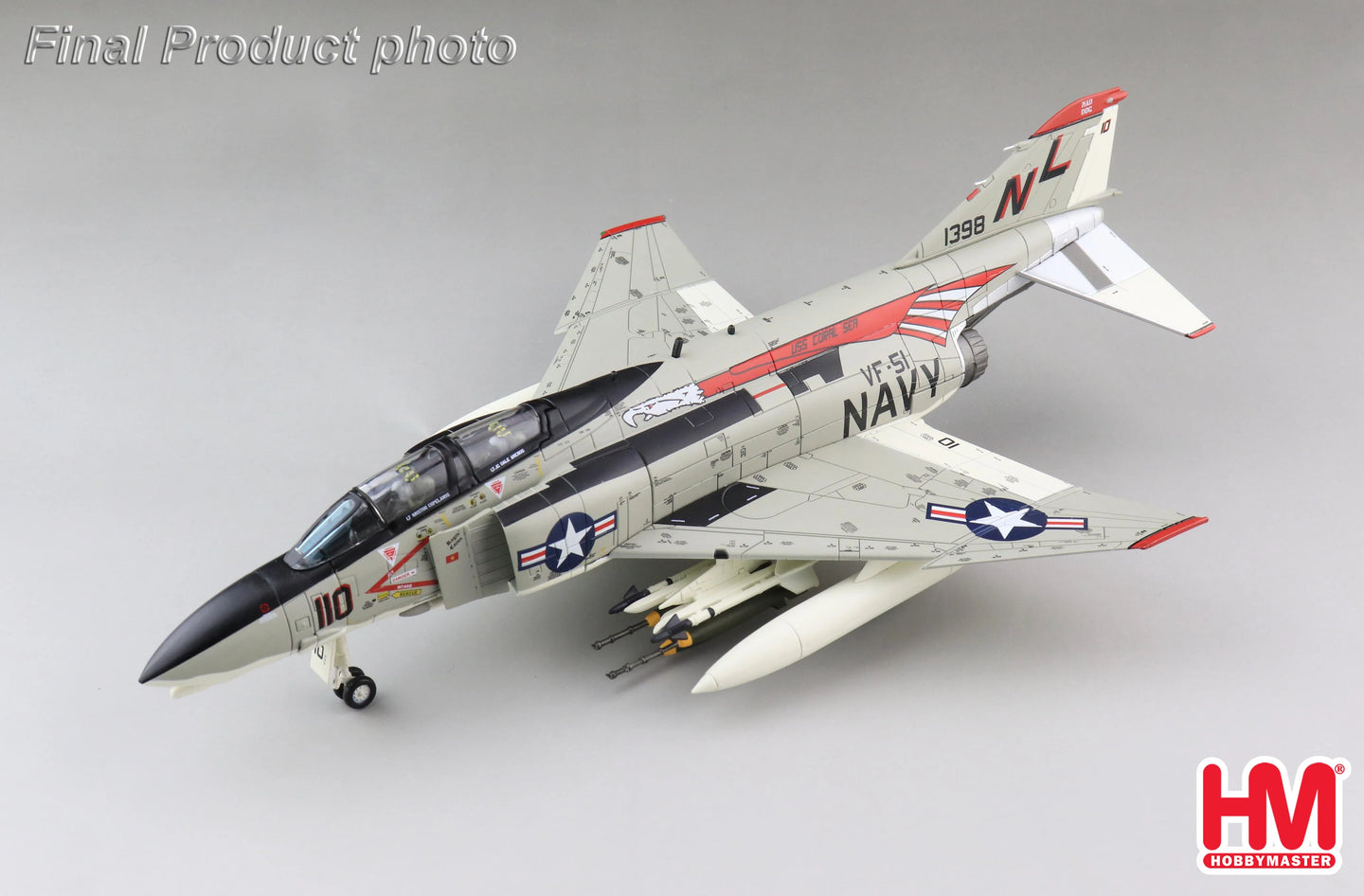 HOBBY MASTER F-4B MIG-17 KILLER VF-51 "SCREAMING EAGLES" MAY 1972