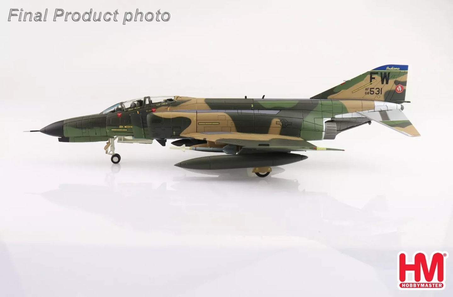 HOBBY MASTER F-4E PHANTOM II 68-0531 163RD TFS 122ND TFG FT WAYNE INDIANA MAY 1987