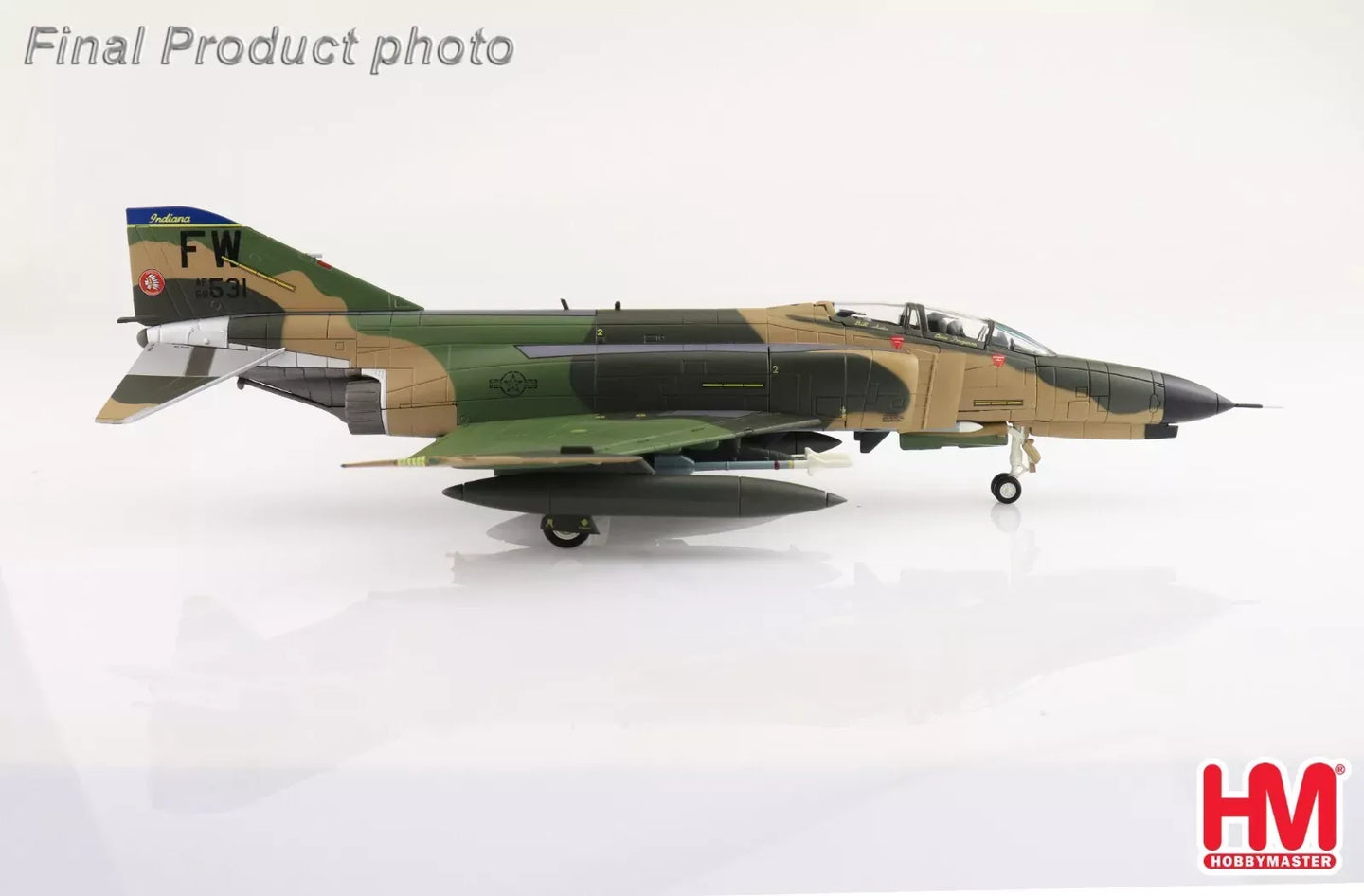 HOBBY MASTER F-4E PHANTOM II 68-0531 163RD TFS 122ND TFG FT WAYNE INDIANA MAY 1987