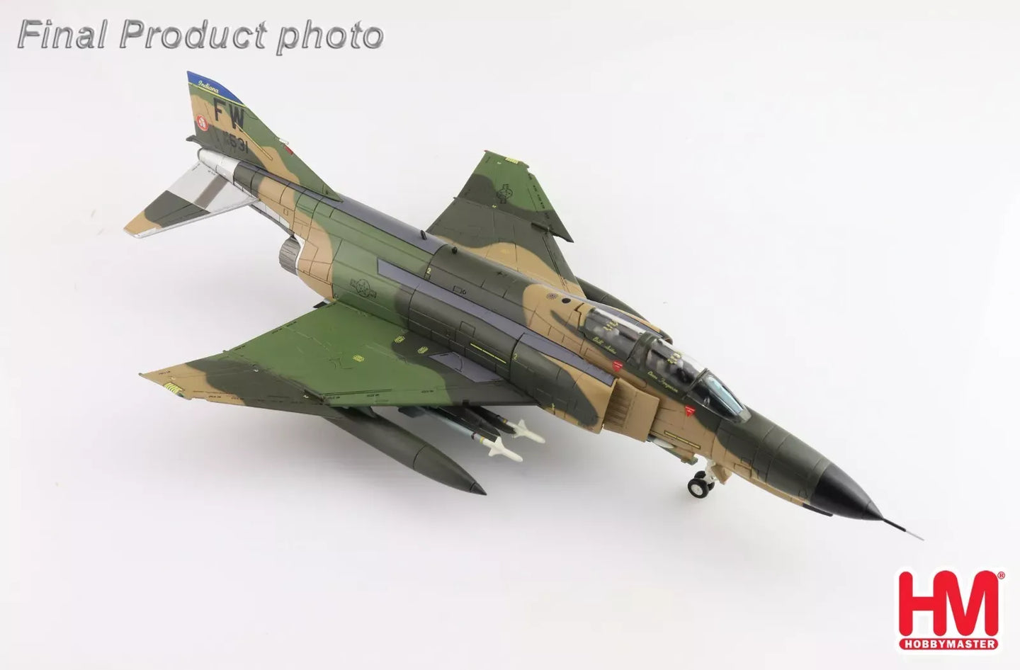 HOBBY MASTER F-4E PHANTOM II 68-0531 163RD TFS 122ND TFG FT WAYNE INDIANA MAY 1987