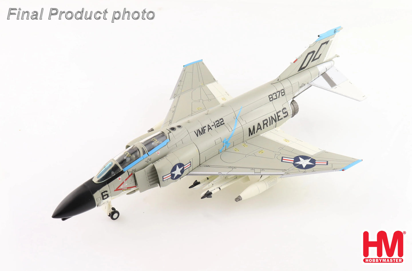 HOBBY MASTER F-4B PHANTOM II 158378 VMFA-122 DA NANG AIR BASE 1968