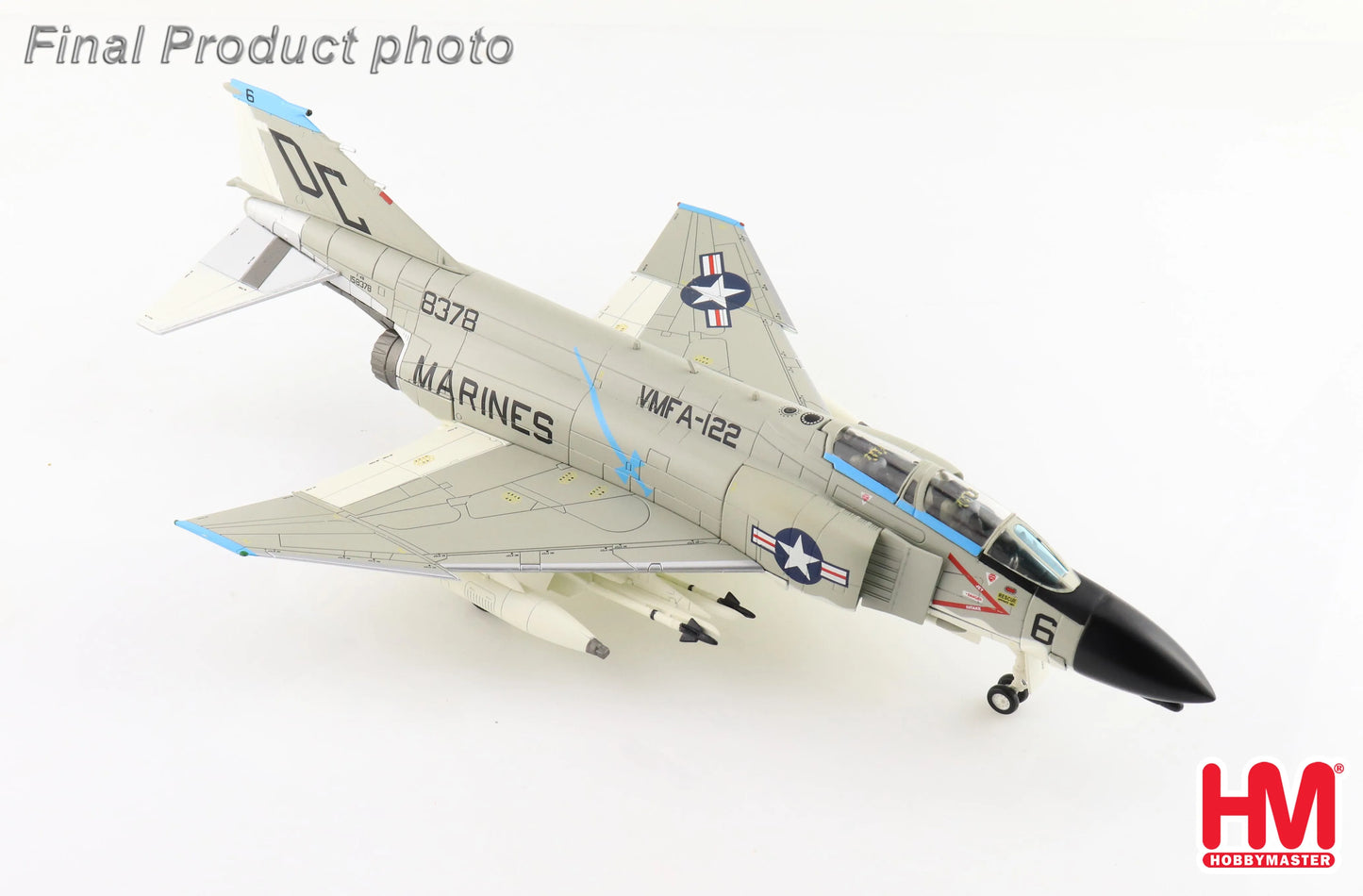 HOBBY MASTER F-4B PHANTOM II 158378 VMFA-122 DA NANG AIR BASE 1968