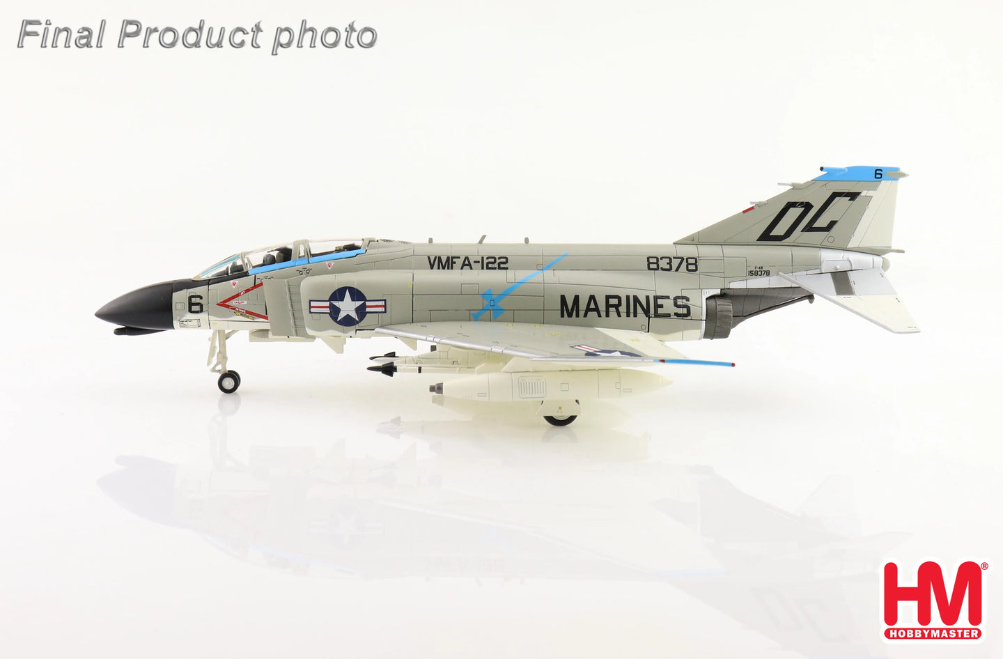 HOBBY MASTER F-4B PHANTOM II 158378 VMFA-122 DA NANG AIR BASE 1968