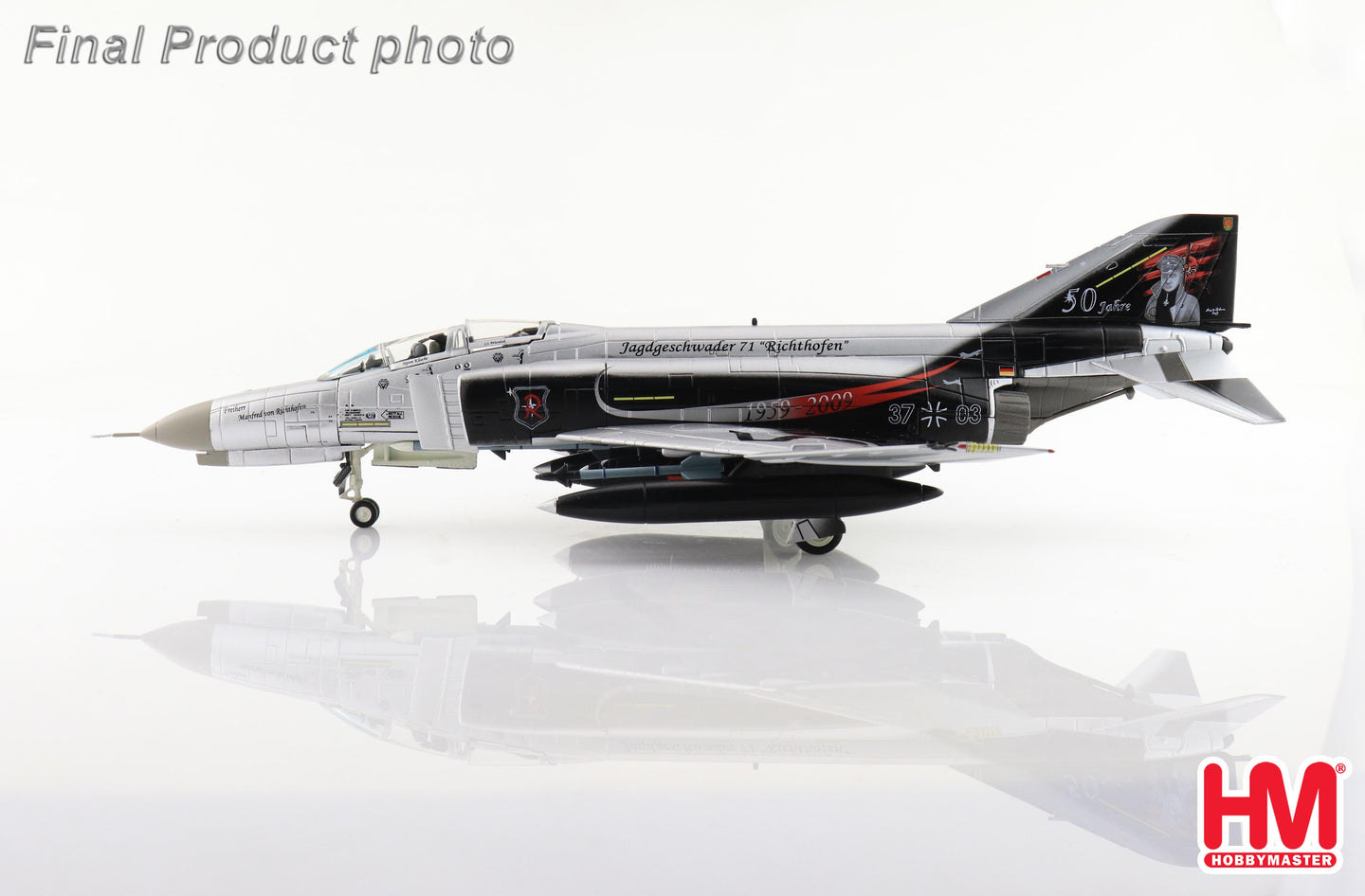 HOBBY MASTER F-4F PHANTOM II "JG-71 50TH ANNIVERSARY" 37+03