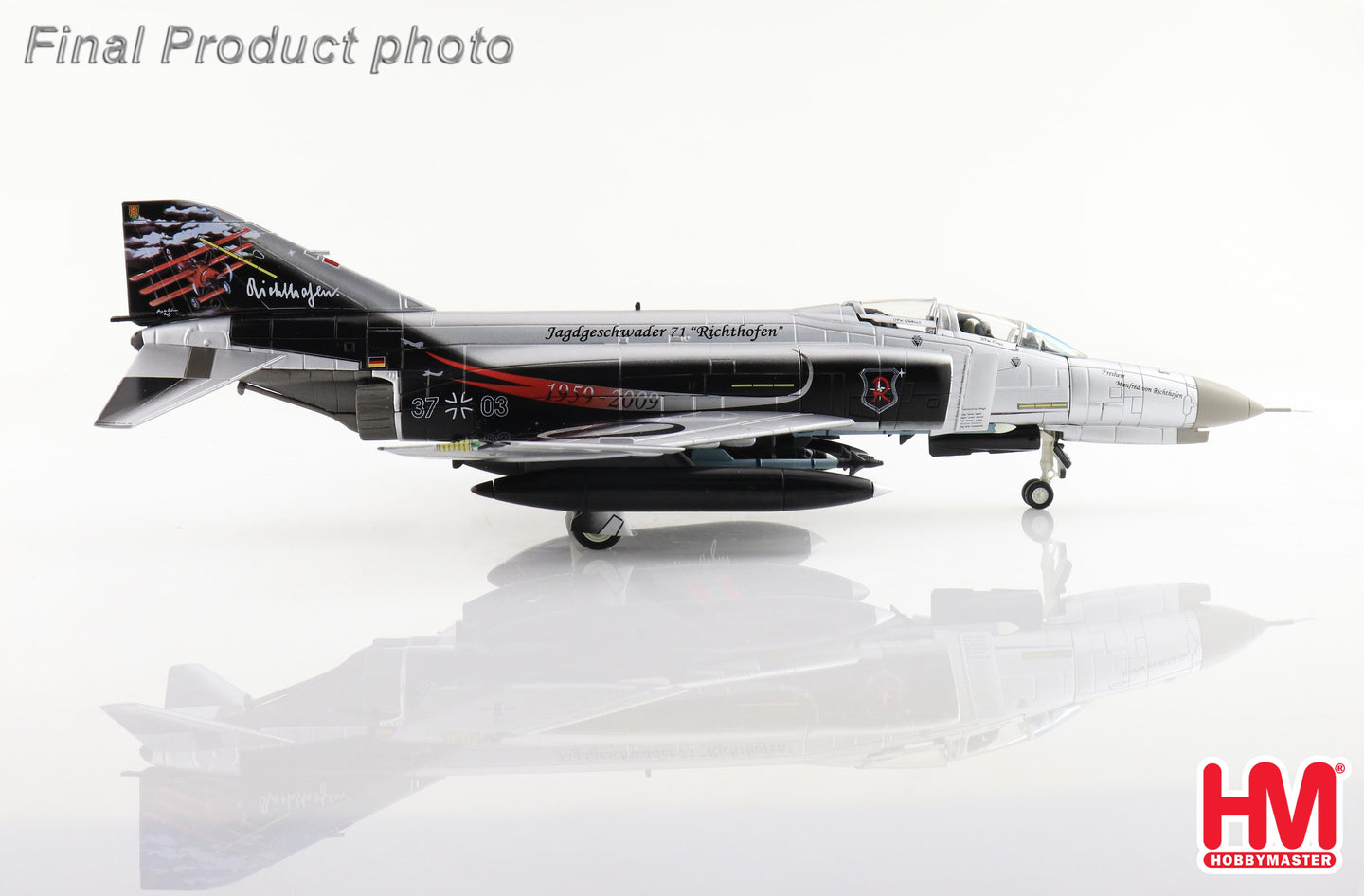 HOBBY MASTER F-4F PHANTOM II "JG-71 50TH ANNIVERSARY" 37+03