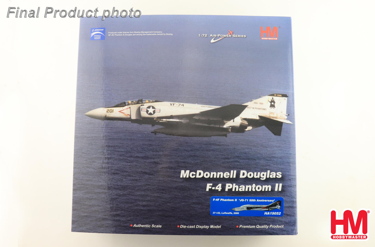 HOBBY MASTER F-4F PHANTOM II "JG-71 50TH ANNIVERSARY" 37+03