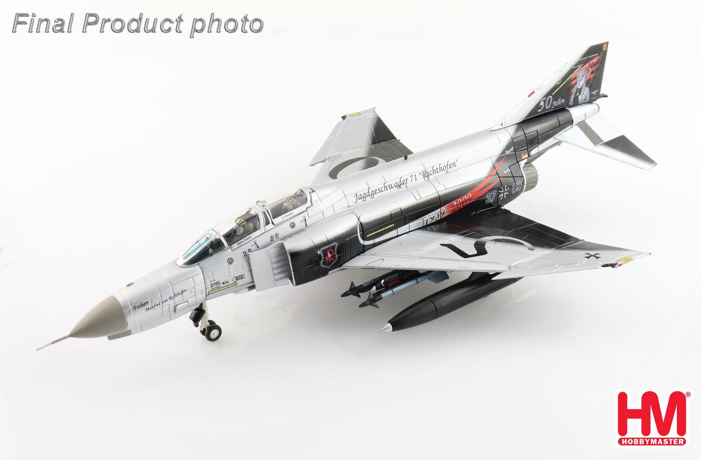 HOBBY MASTER F-4F PHANTOM II "JG-71 50TH ANNIVERSARY" 37+03