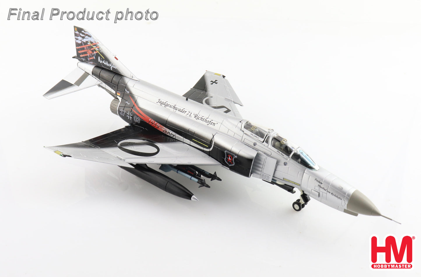 HOBBY MASTER F-4F PHANTOM II "JG-71 50TH ANNIVERSARY" 37+03