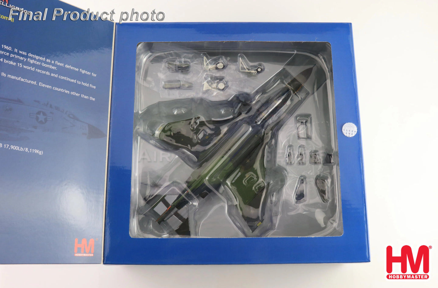 HOBBY MASTER F-4E PHANTOM II USAF 68-0378 108TH TFW NEW JERSEY 1988