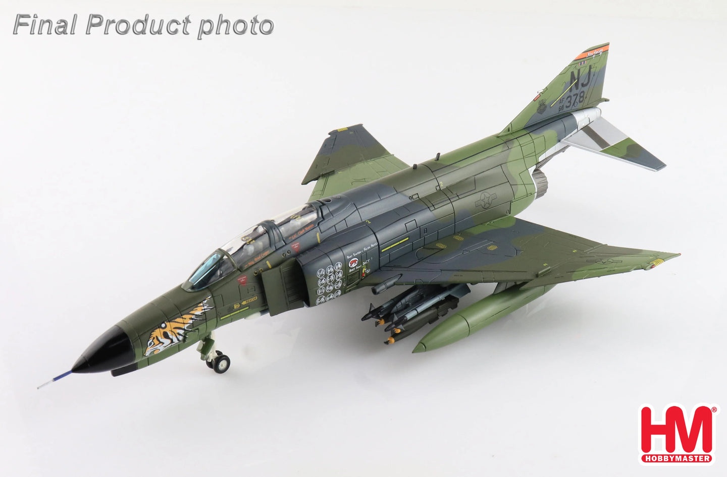 HOBBY MASTER F-4E PHANTOM II USAF 68-0378 108TH TFW NEW JERSEY 1988