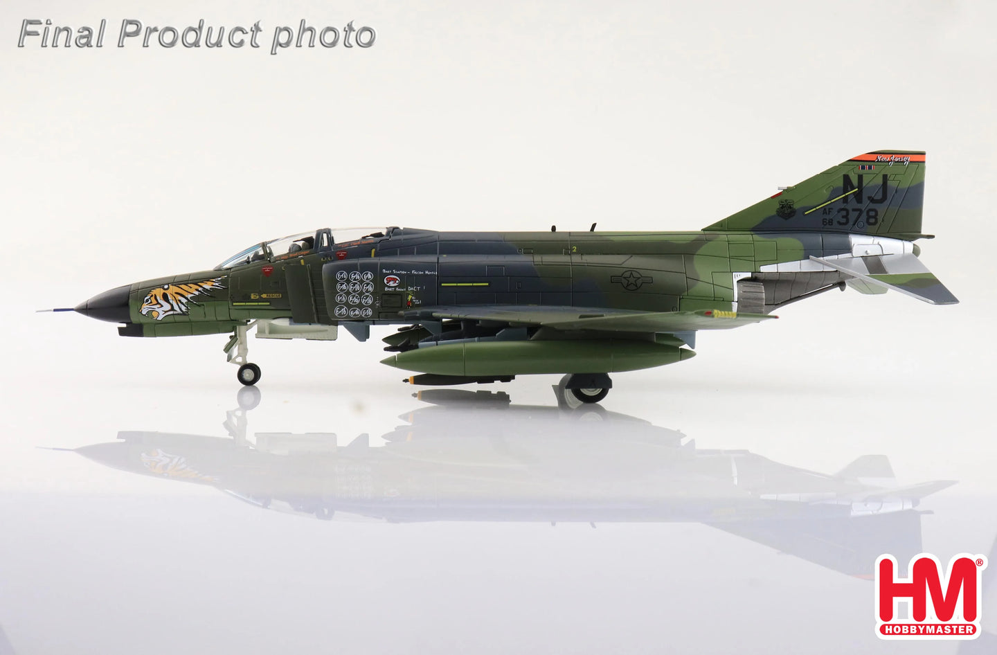 HOBBY MASTER F-4E PHANTOM II USAF 68-0378 108TH TFW NEW JERSEY 1988
