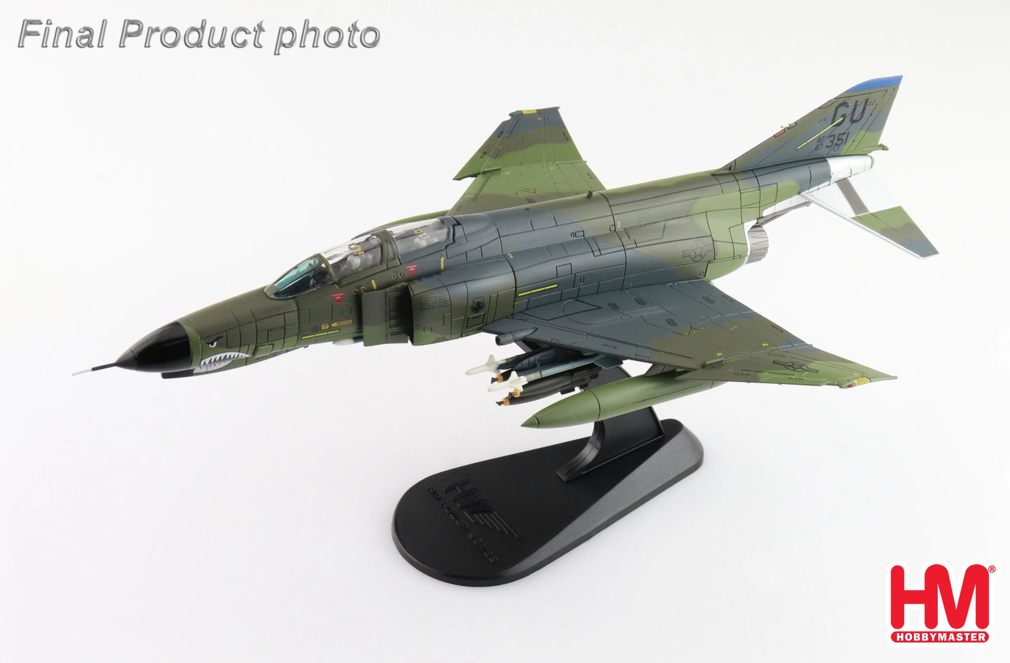 HOBBY MASTER F-4E PHANTOM II 67-351 USAF 497TH SQUADRON SOUTH KOREA 1985