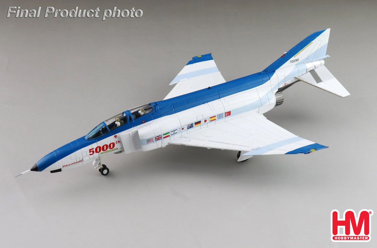 HOBBY MASTER F-4E USAF "5000TH PHANTOM" 70290 ST LOUIS MARCH 1978