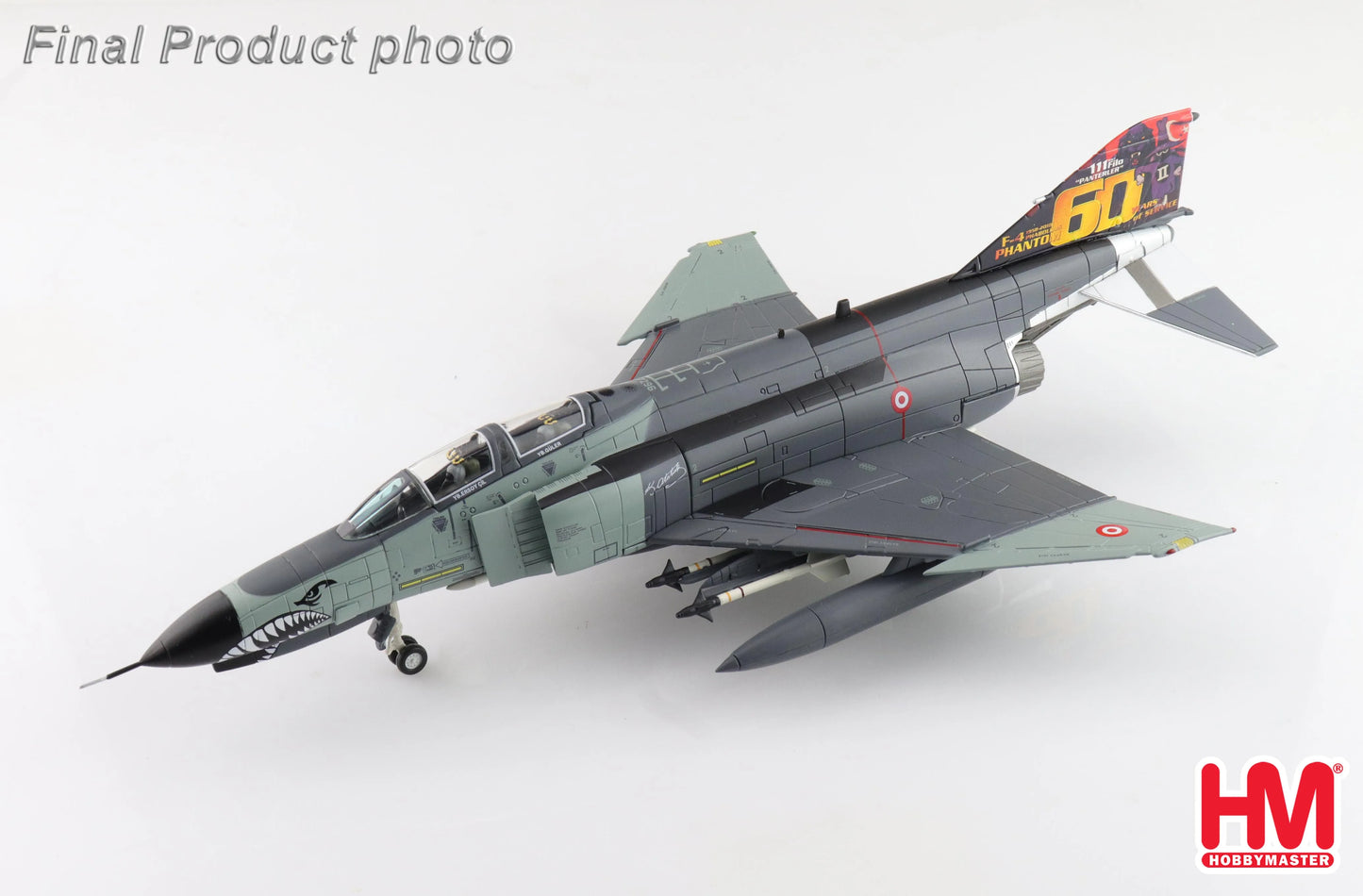 HOBBY MASTER F-4E TURKISH AIR FORCE 2019 "PANTHER SQN. 60 YEARS SPECIAL" 111TH PANTHER SQUADRON REG: 77-0296