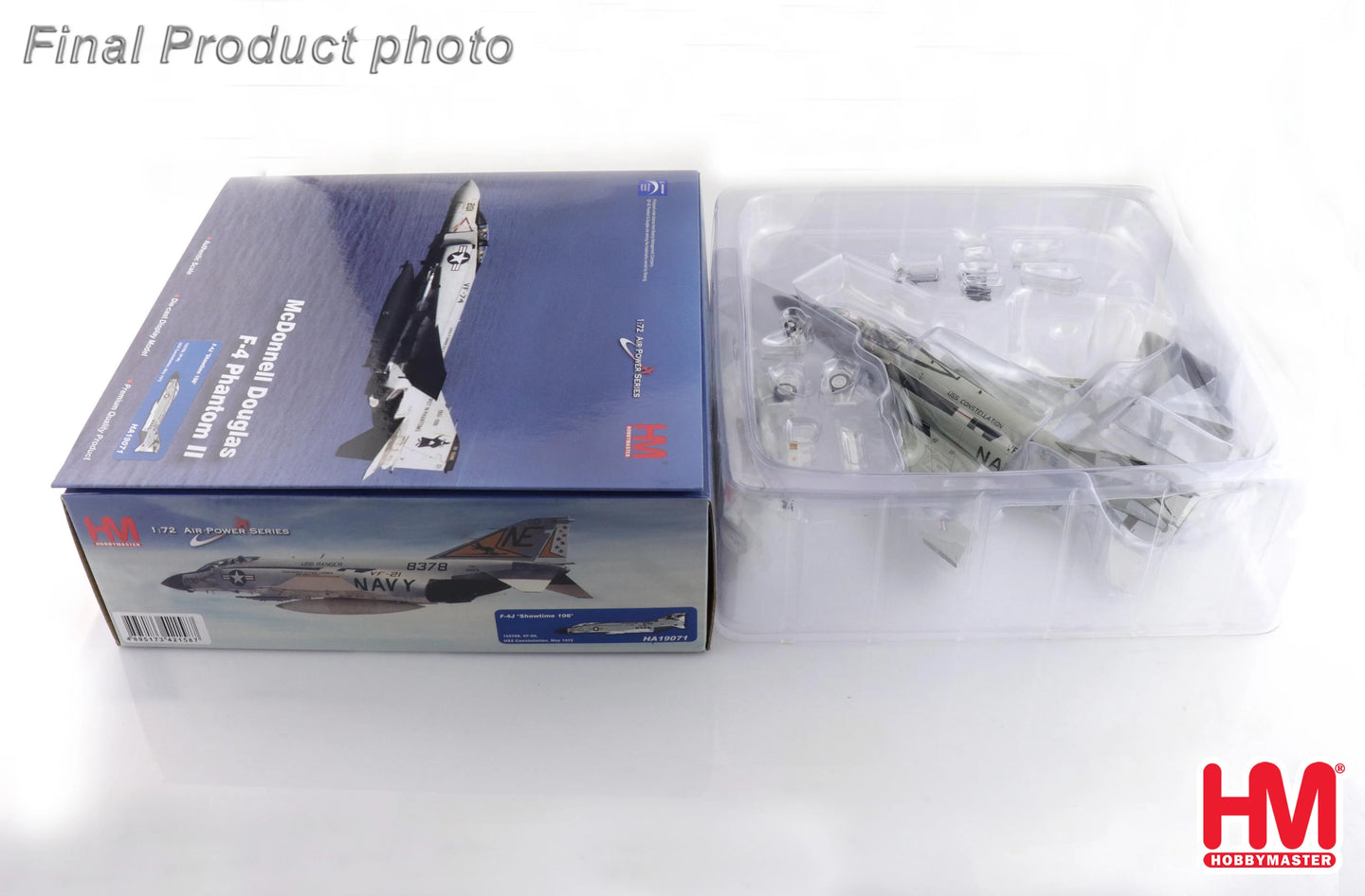 HOBBY MASTER F-4J SHOWTIME 106155769 VF-96 USS CONSTELLATION MAY 1972